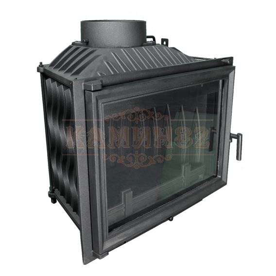 Топка для камина Baron, 14 кВт, 700 мм, дымоход d-200мм