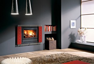 Камин Edilkamin AIR рамка (vetro rosso) (258230)