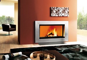 Камин Edilkamin BIX BOX 100 рамка (accaio inox, с защ.пластиной) (601790)