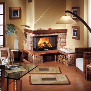 Камин Edilkamin TEMA due пристенно-угловой (219040/219050)