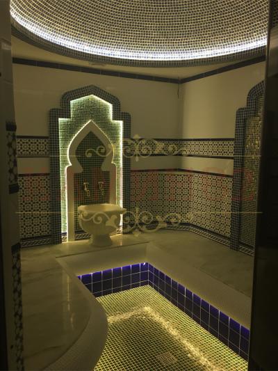 Подсветка в турецкой бане